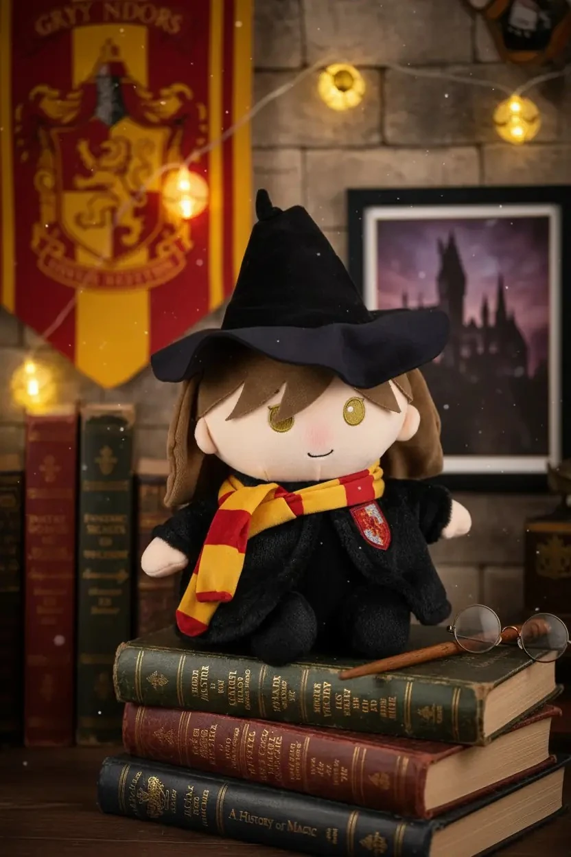 Harry Potter Lisanslı Peluş Oyuncak 25 Cm – Oturan Sihirli Cüppeli Koleksiyon Figürü