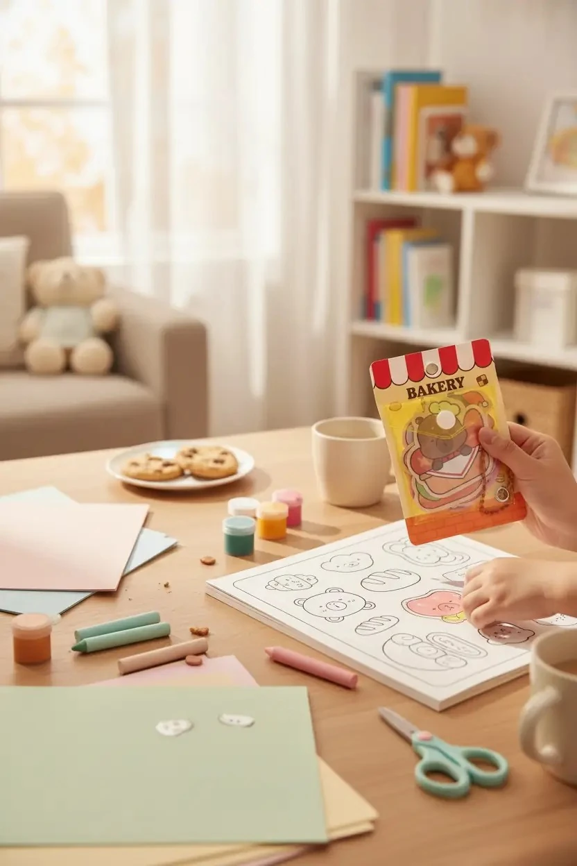 Pişirme Serisi PVC Sticker Seti (18 Sayfa) (Mimibara)