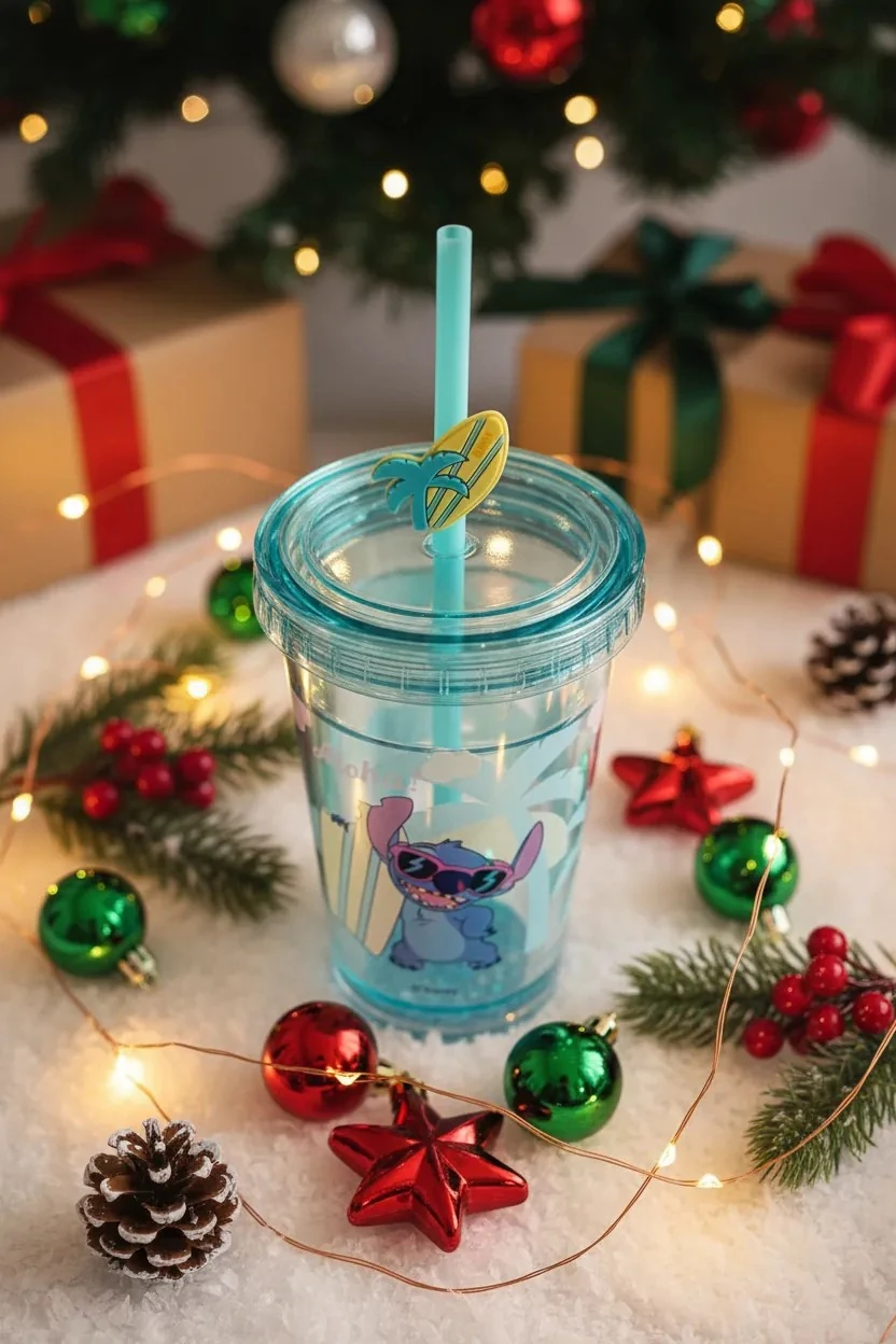 Disney Lilo&Stitch Lisanslı Plastik Su Kabı 320ml (Stitch)