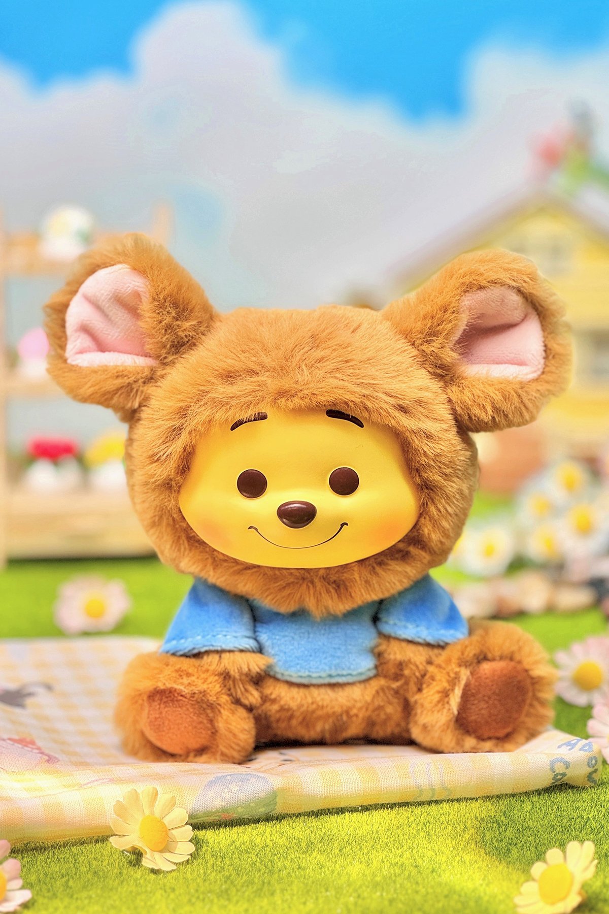 Disney Winnie the Pooh Lisanslı Yaramaz Takım Serisi Peluş Çanta Süsü -Anahtarlık - Blind Box