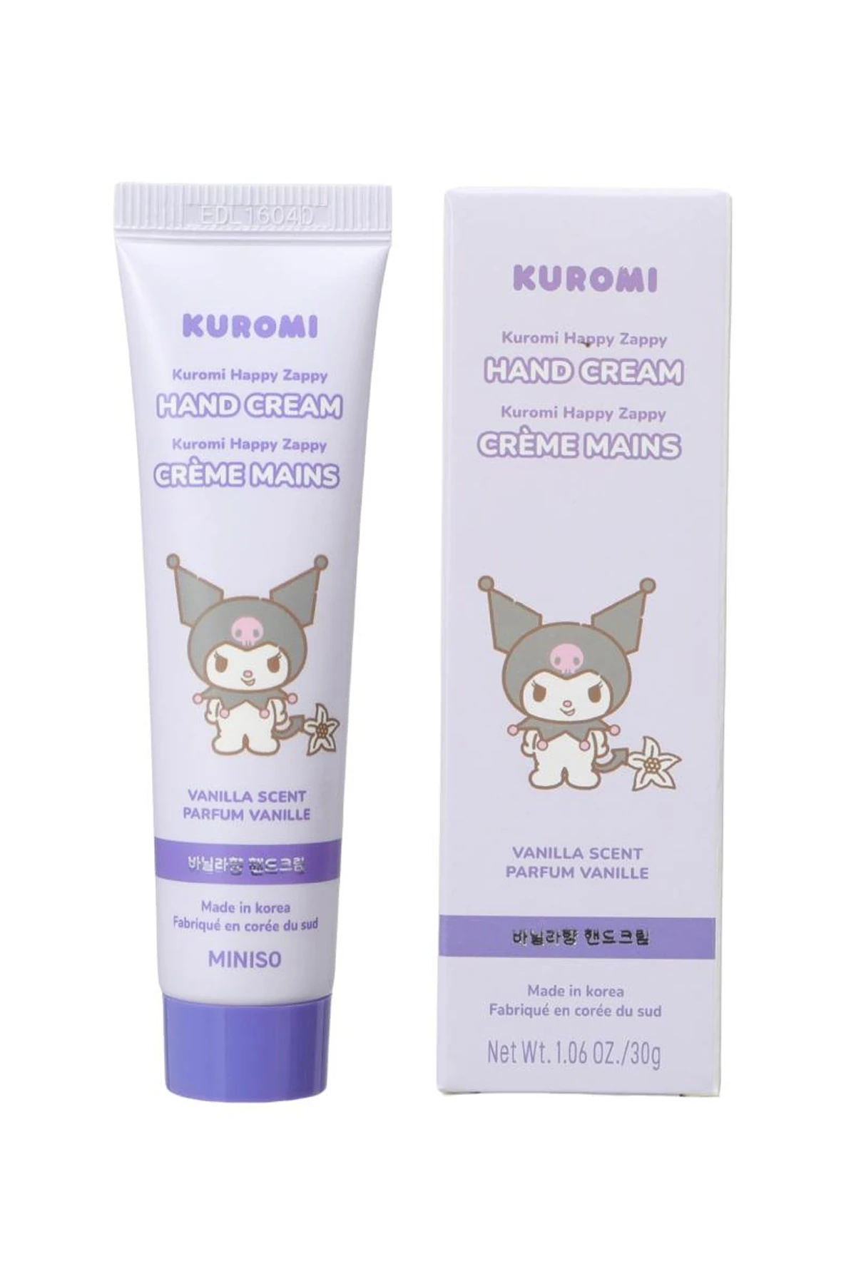 Sanrio Lisanslı Kuromi Happy Zappy Besleyici El Kremi (Vanil