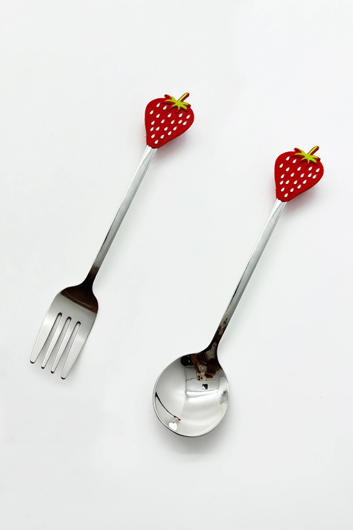 Strawberry Serisi Çatal ve Kaşık Seti