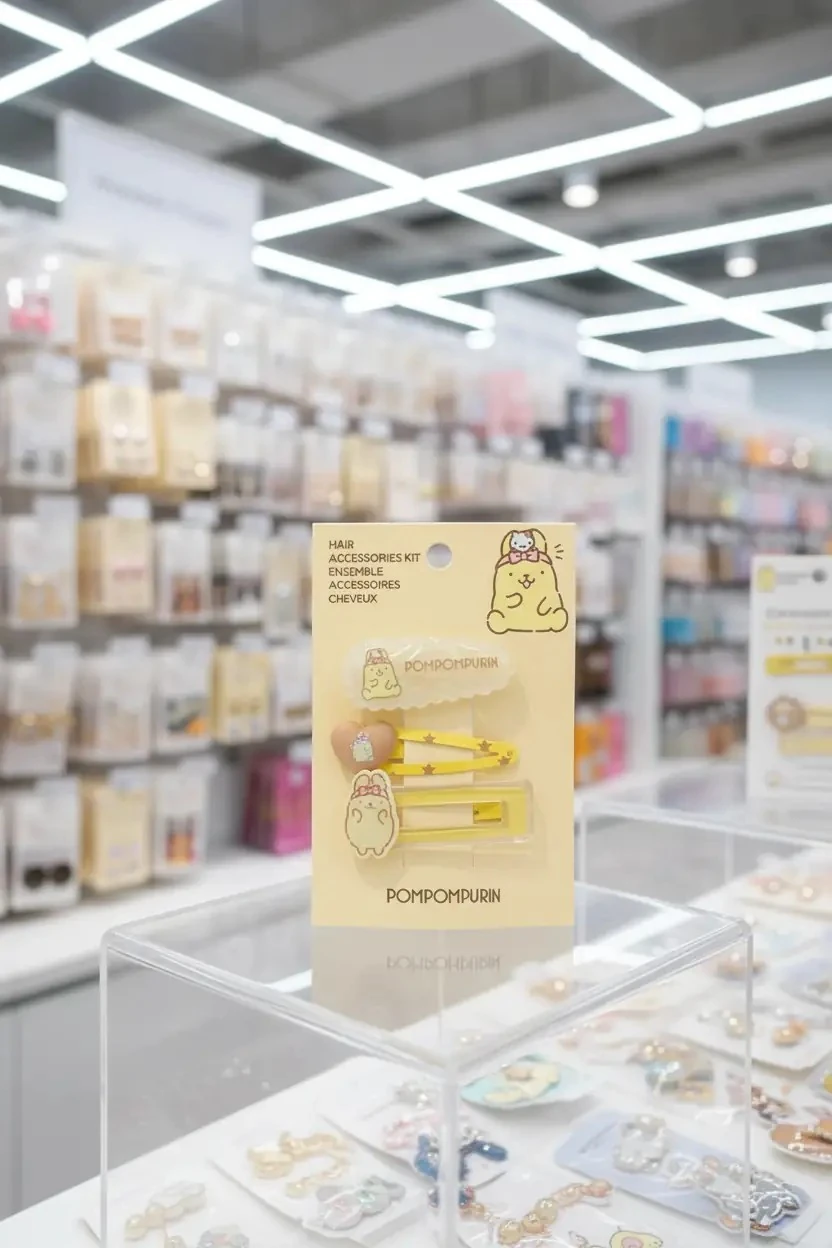 Hello Kitty Lisanslı  Saç Tokası (3 adet)