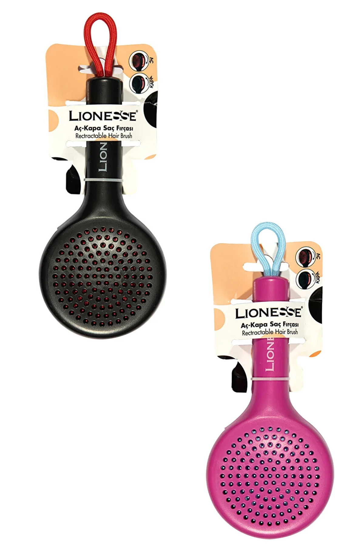 Lionesse Aç-Kapa Kendini Temizleyen Saç Fırçası