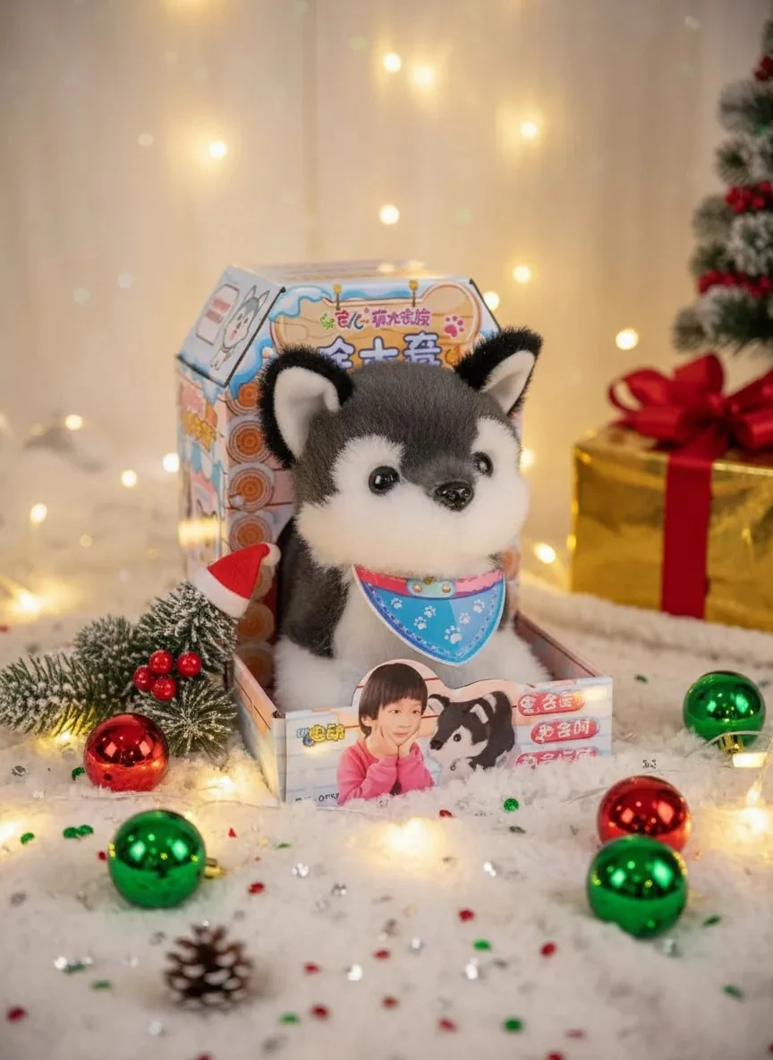 Sesli ve Sallanan Kuyruklu Yürüyen Pilli Peluş Oyuncak