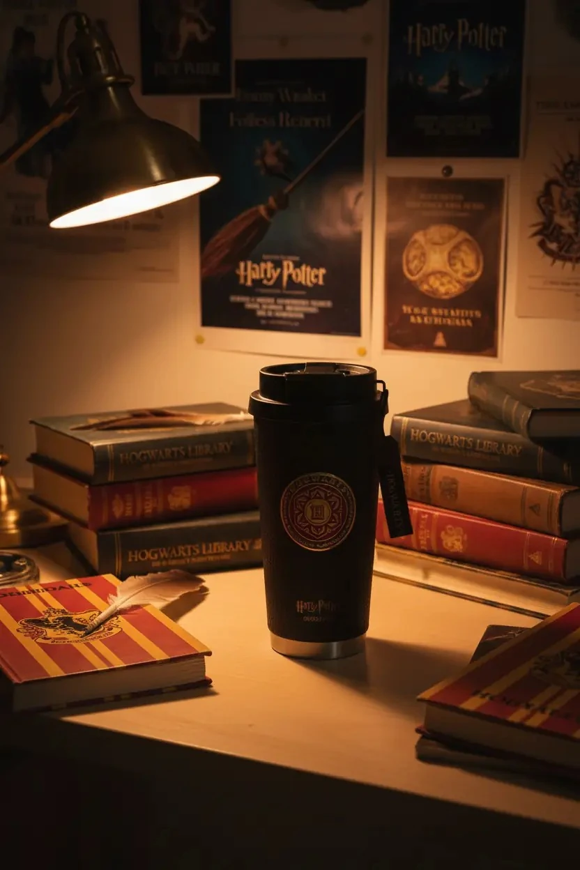 Harry Potter Serisi Hogwarts Çelik Matara 520 ml