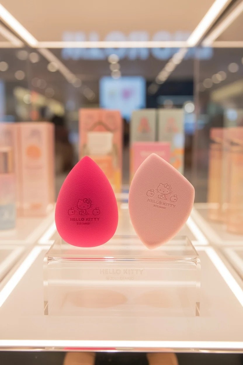 Hello Kitty Lisanslı Elma Koleksiyonu Makyaj Süngerleri (2 adet)