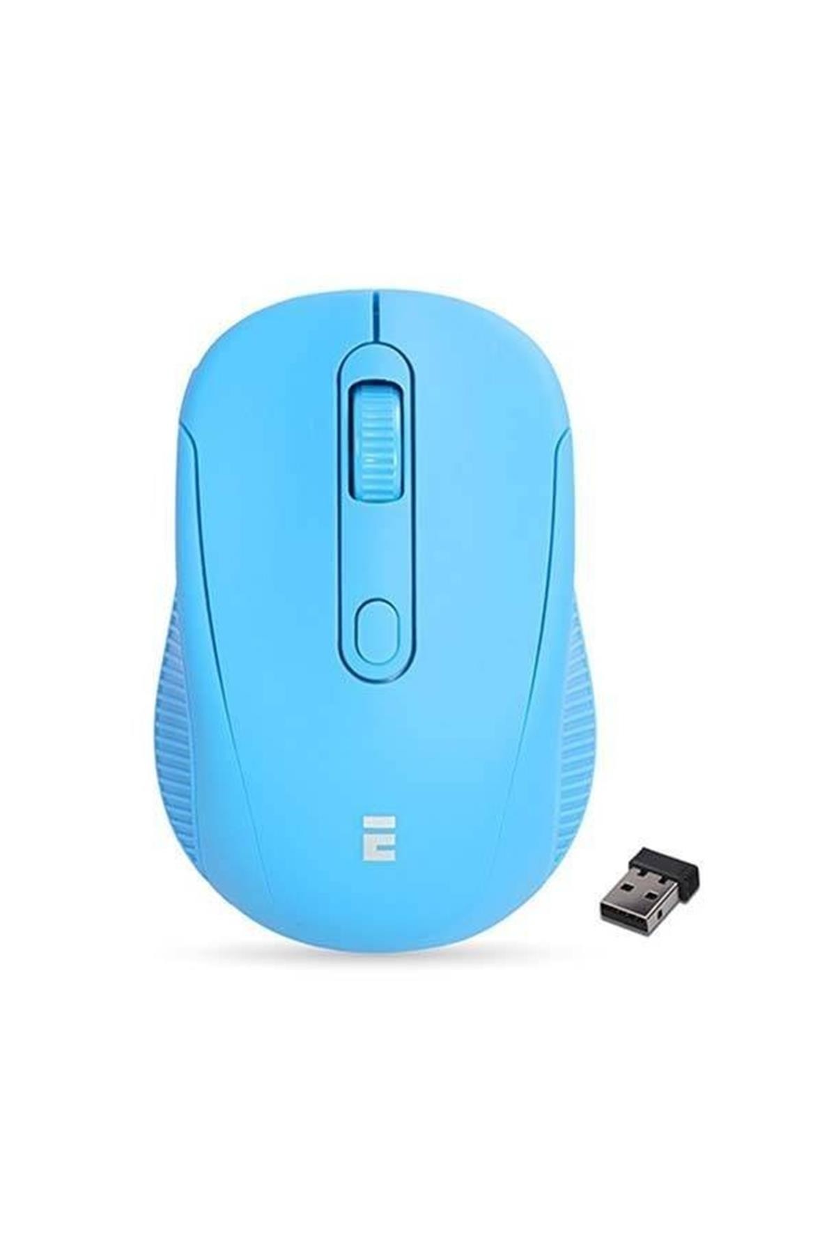 Everest Sm-300 Usb 4D Optik Pilli Kablosuz Mouse - Mavi