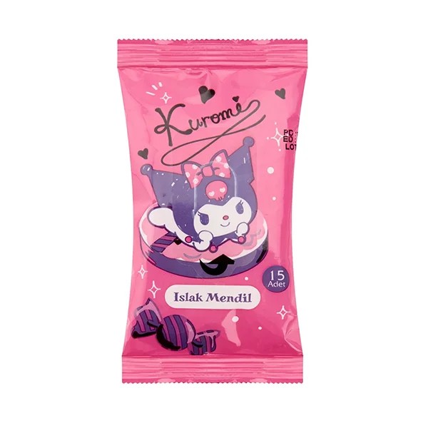 Kuromi Islak Cep Mendili 15Yp 