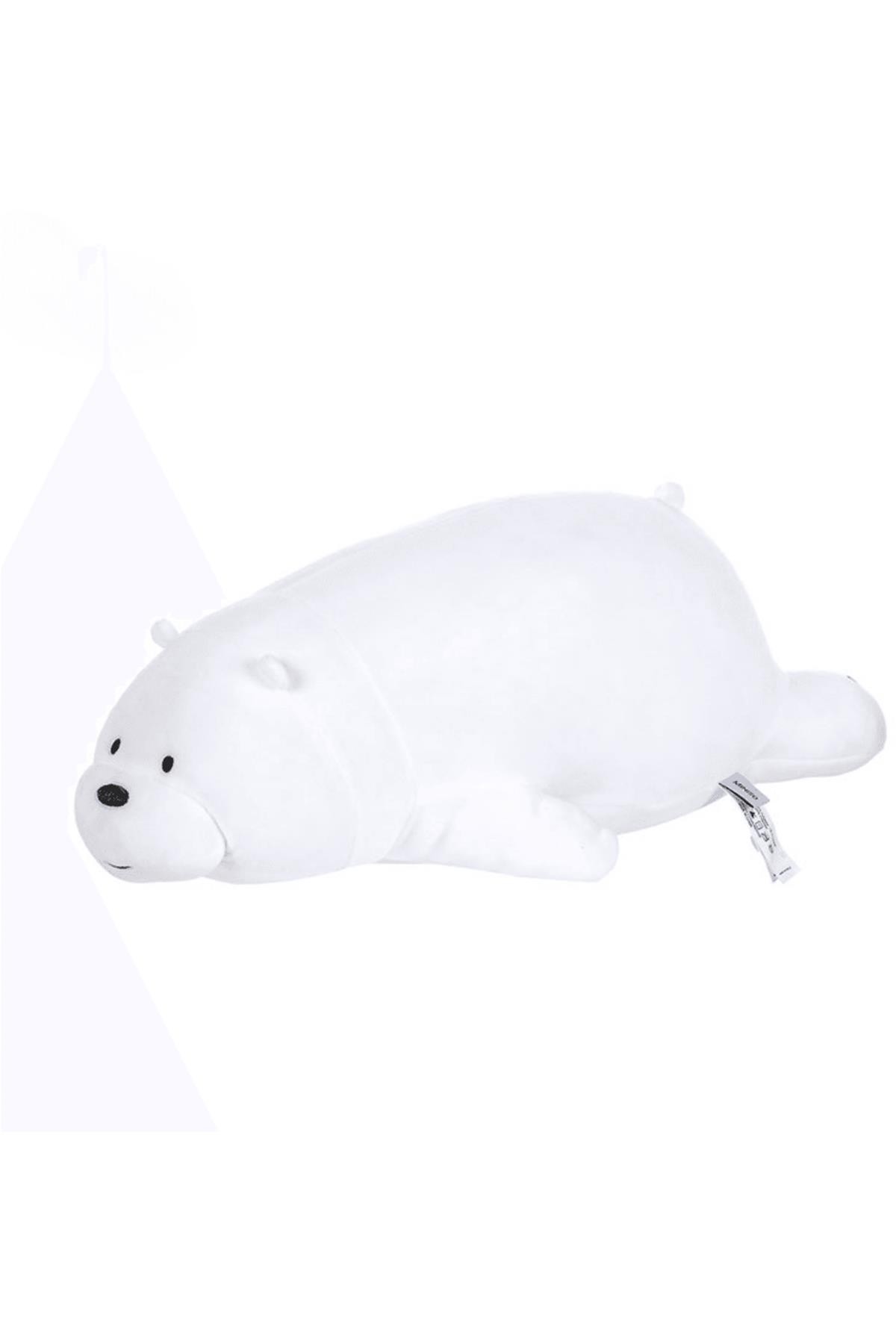 We Bare Bears Lisanslı Büyük Peluş Bebek - Kutup Ayısı 80Cm