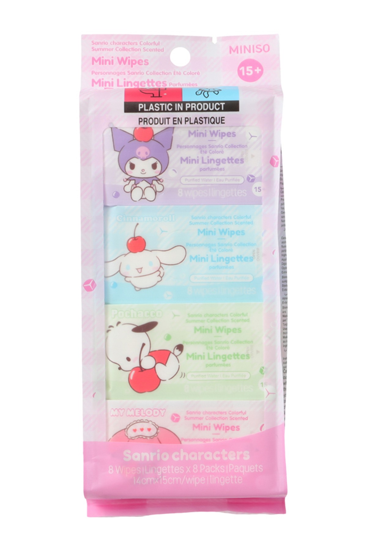 Sanrio Karakterleri Lisanslı Kokulu Mini Islak Mendil