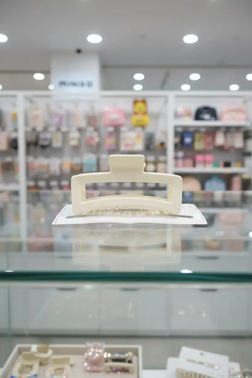 13 Cm Renkli Dikdörtgen Kıskaçlı Toka