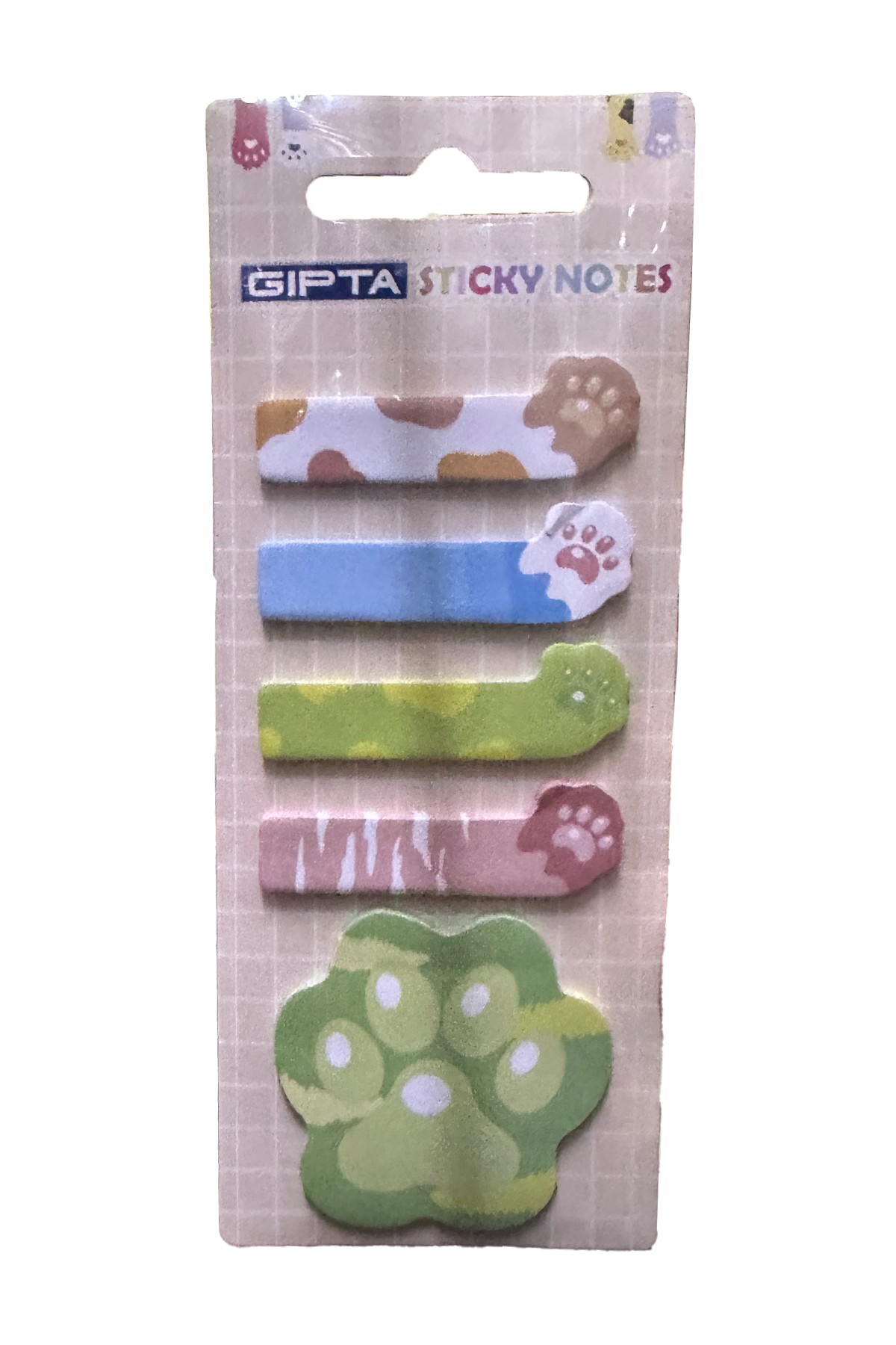 Gıpta Pati Desenli Yapışkan Not