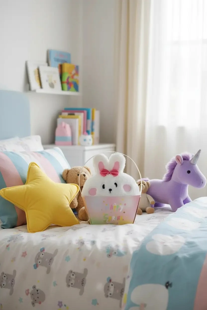 İlkbahar Koleksiyonu Çantalı Peluş Tavşan