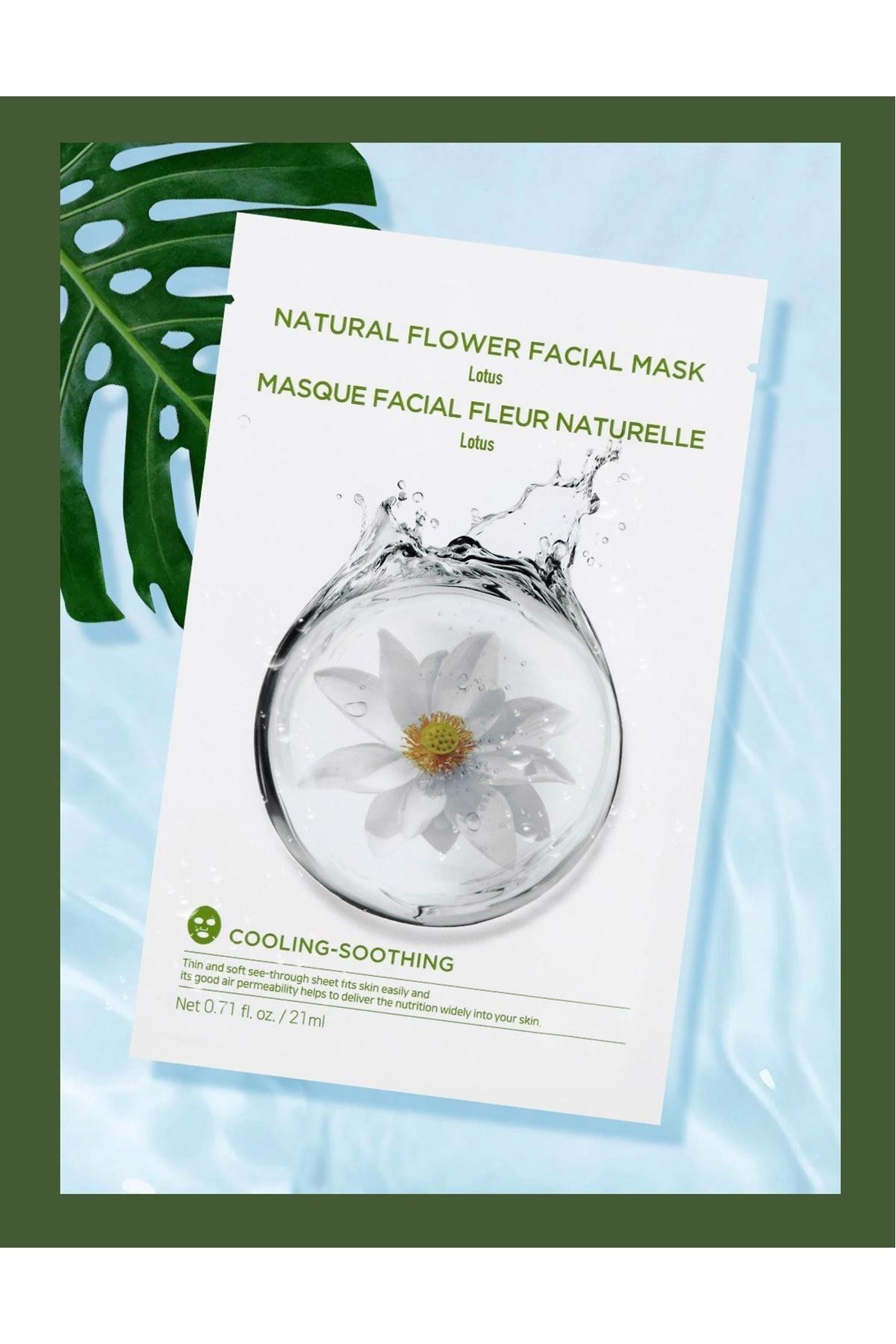Doğal Çiçek Yüz Maskesi - Lotus