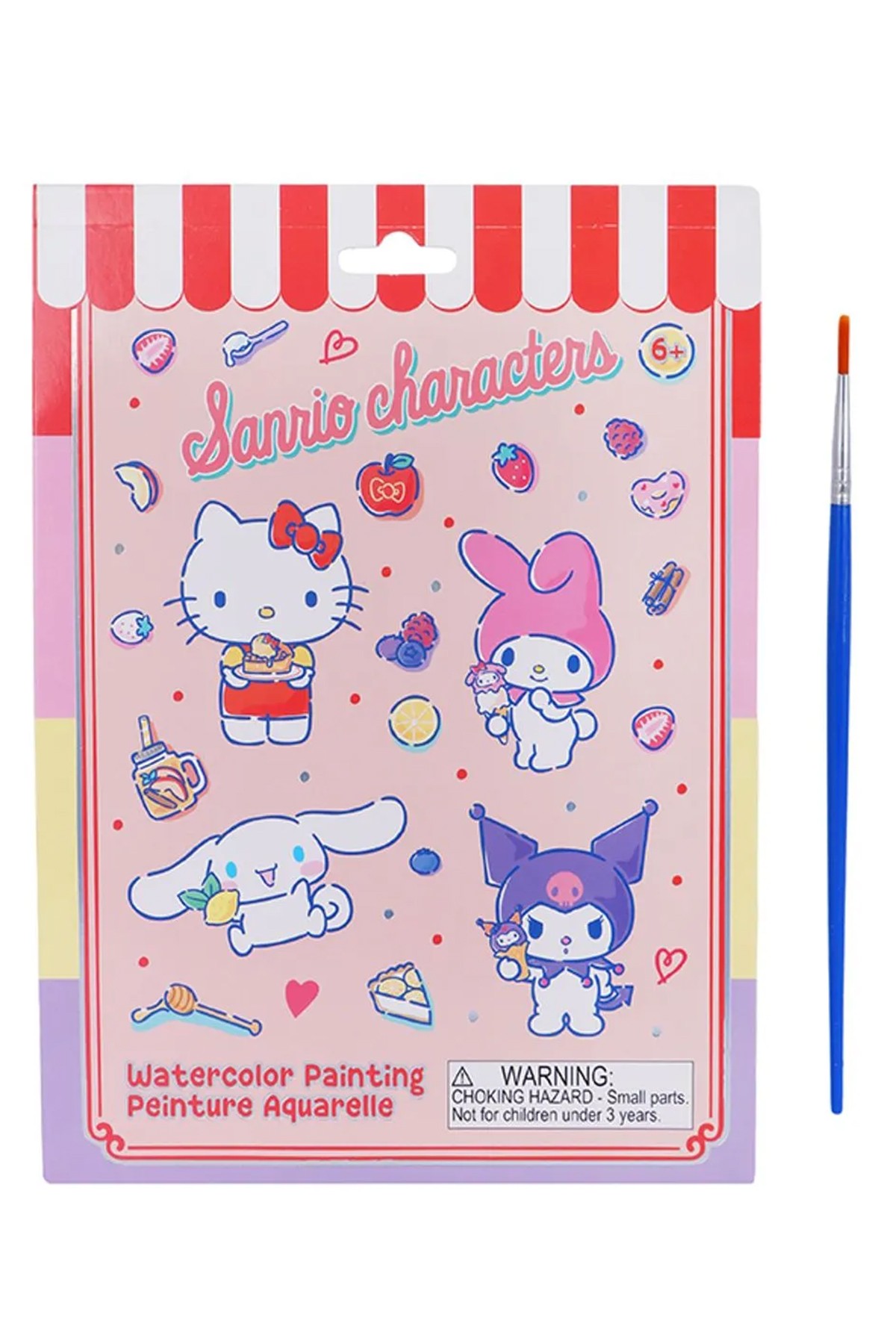 Sanrio Lisanslı Tatlı Koleksiyonu Suluboya Resim