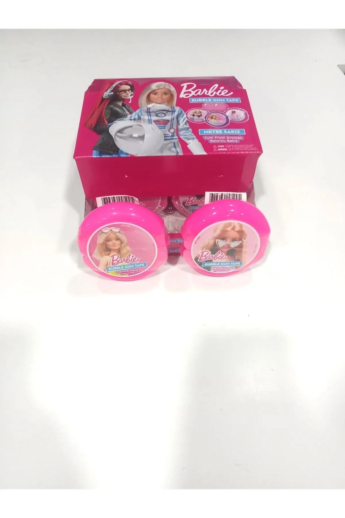 Barbie Bubble Gum Rolls Metre Sakız