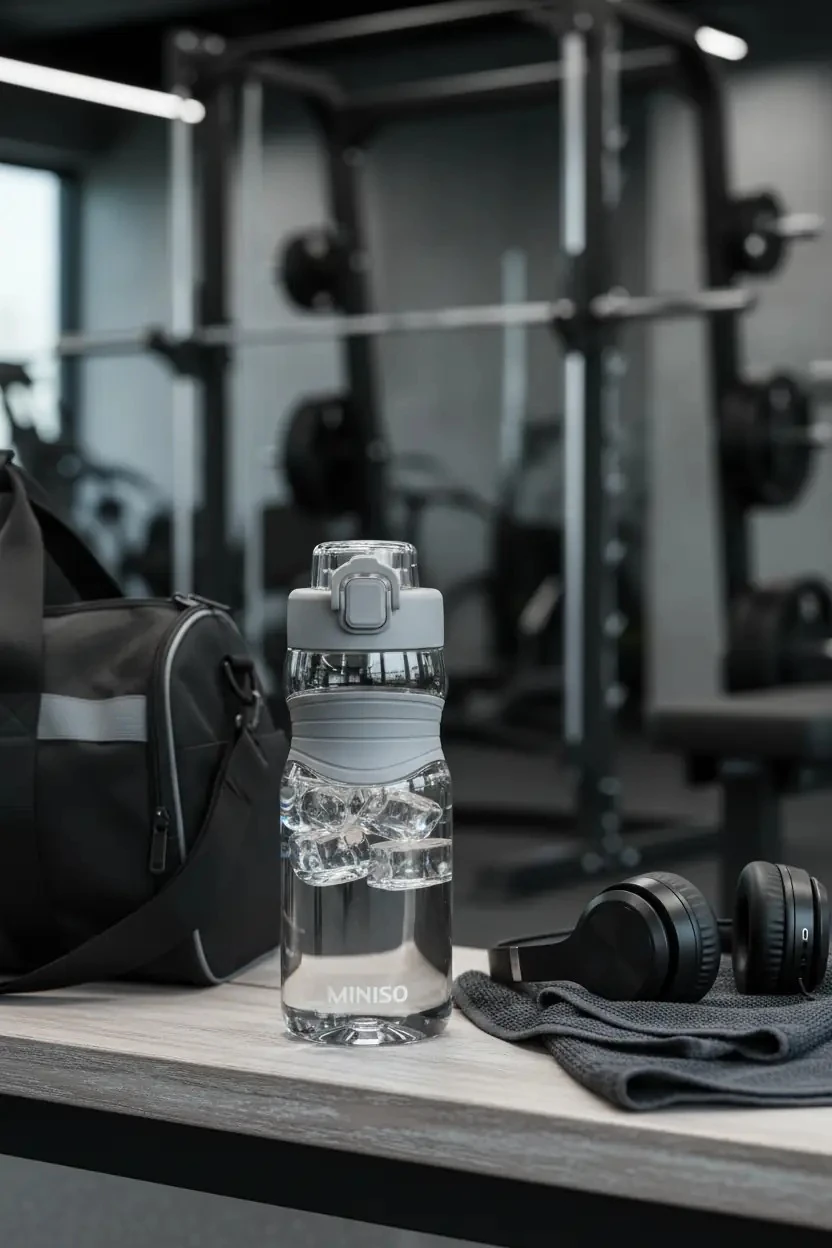 Outdoor Sports Serisi Yaylı Kapaklı Saplı Tritan Şişe 750 mL