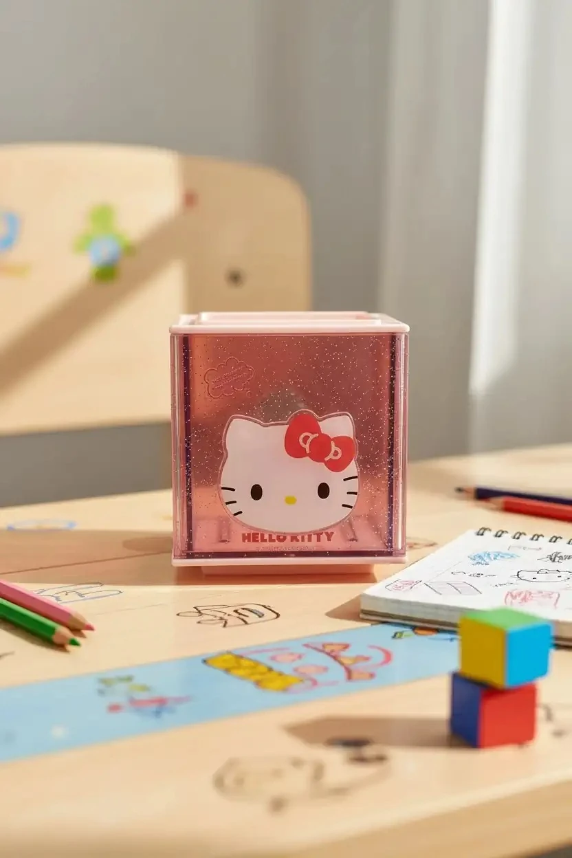 Sanrio Lisanslı Akrilik Saklama Kutusu (Hello Kitty)