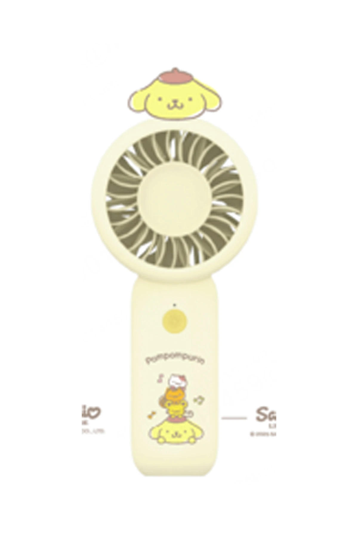 Sanrio Lisanslı Pompompurin 1200mAh mini fan