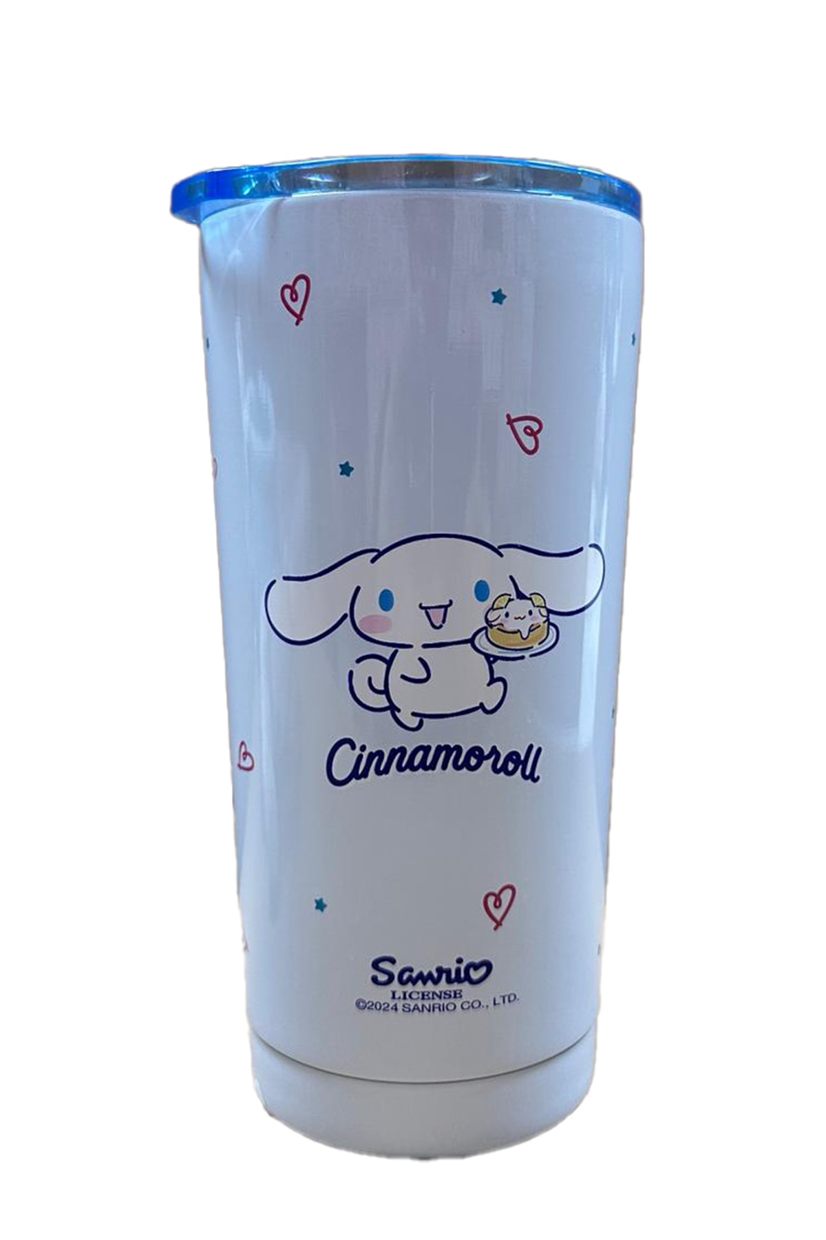Sanrio Lisanslı  Cinnamoroll Paslanmaz Çelik Bardak (Dekoratif Kılıflı) 550 mL