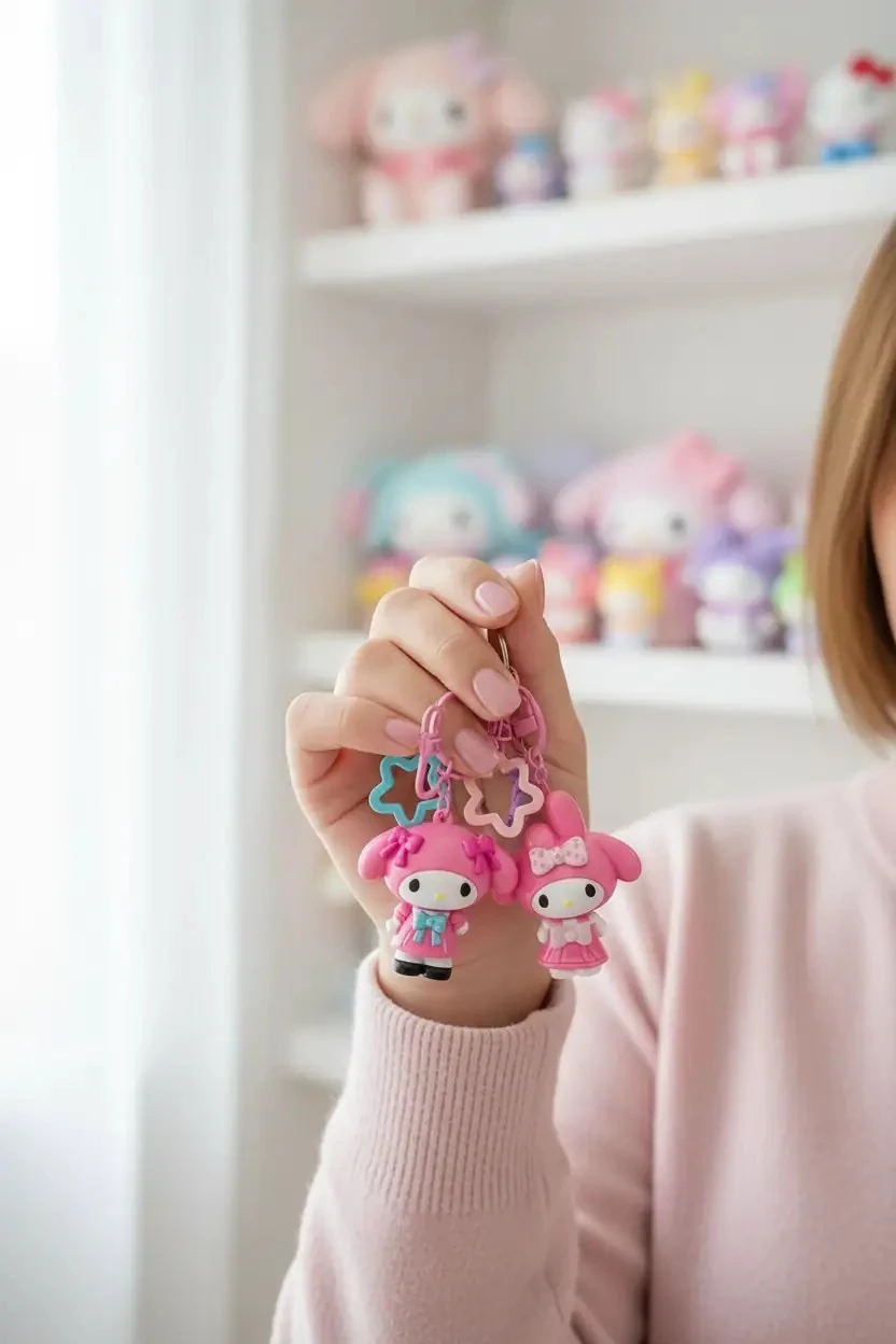 Sanrio Lisanslı My Melody Figürlü Anahtarlık