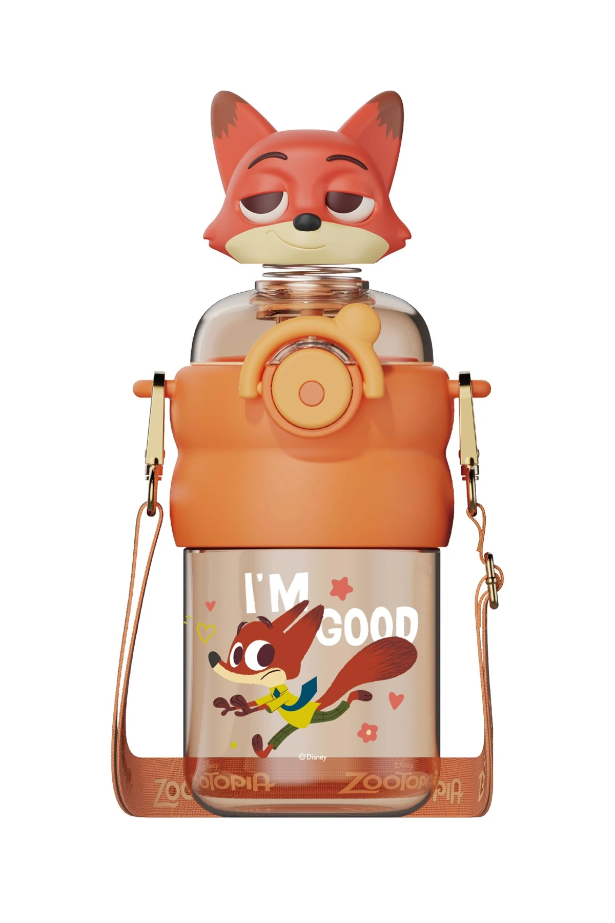 Disney Zootropolis Lisanslı Taşınabilir Tritan Matara 600 mL
