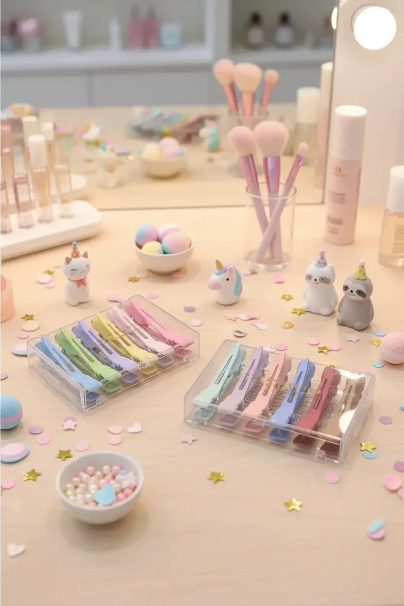 Miniso Lisanslı Saklama Kutulu Basic Serisi Saç Tokaları (12'Li Paket) – Pratik & Dayanıklı