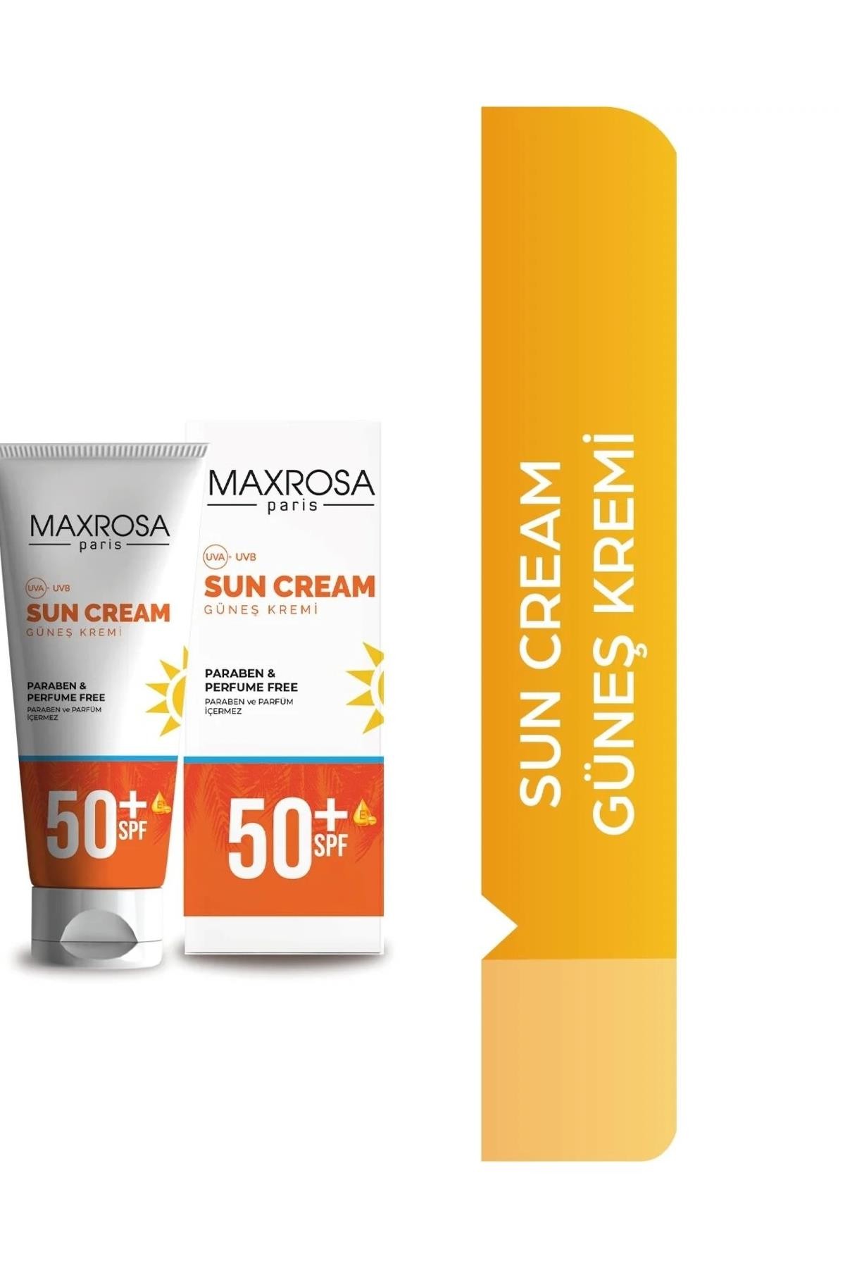 Maxrosa 50+Spf Yüksek Koruyucu Güneş Kremi 60 Ml