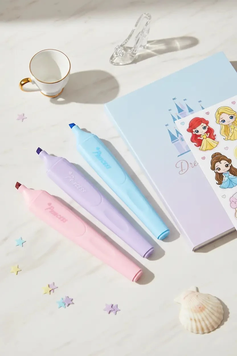 Disney Manga Prenses Lisanslı 3'lü Marker Set