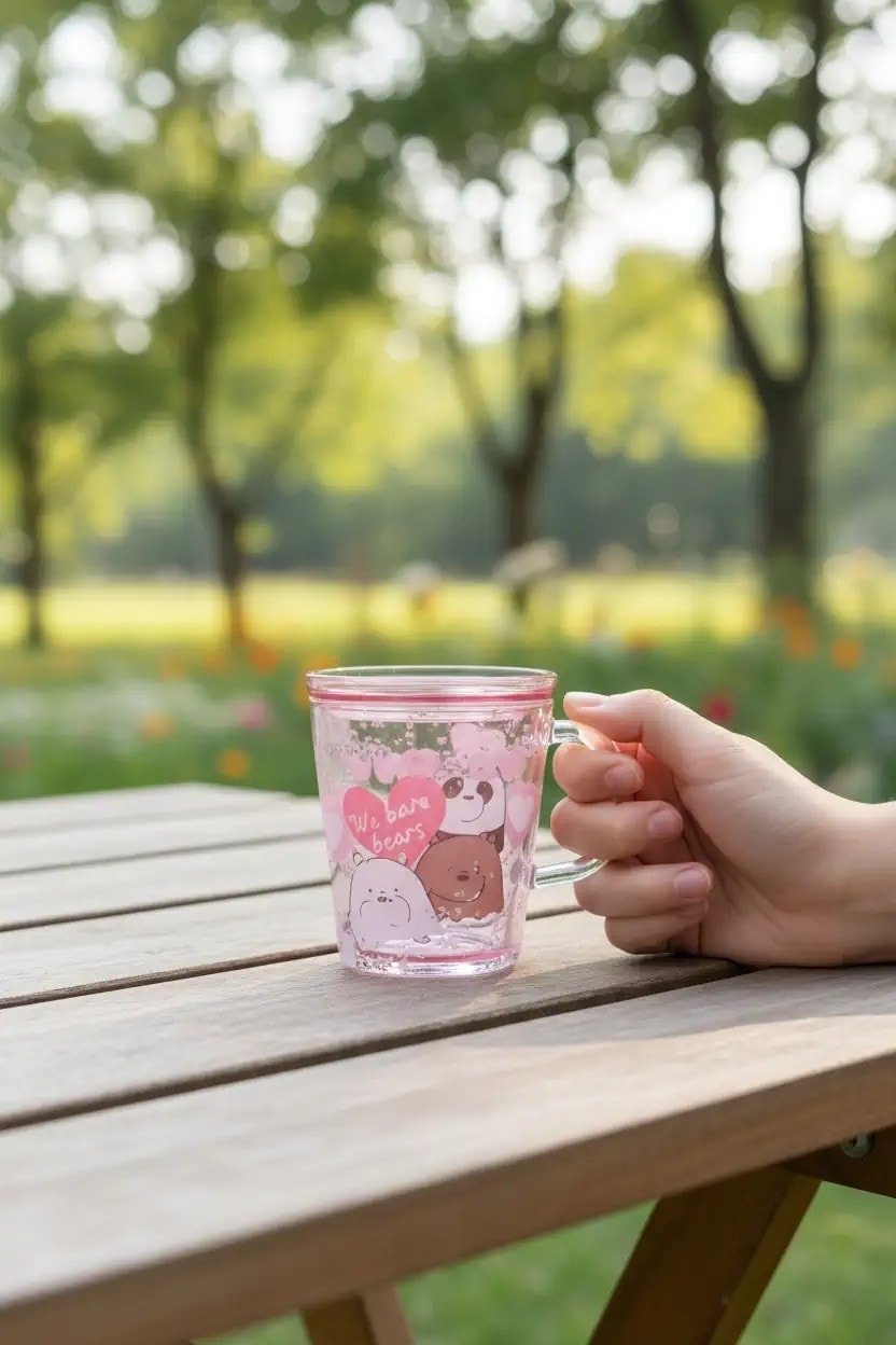 We Bare Bears Plastik Kupa 260Ml