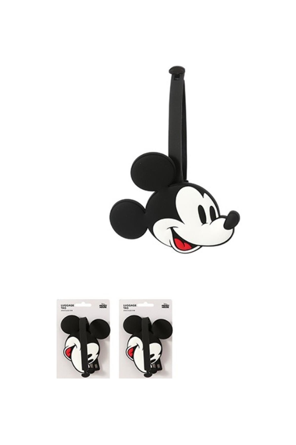 Mickey Mouse Figür Bagaj Etiketi