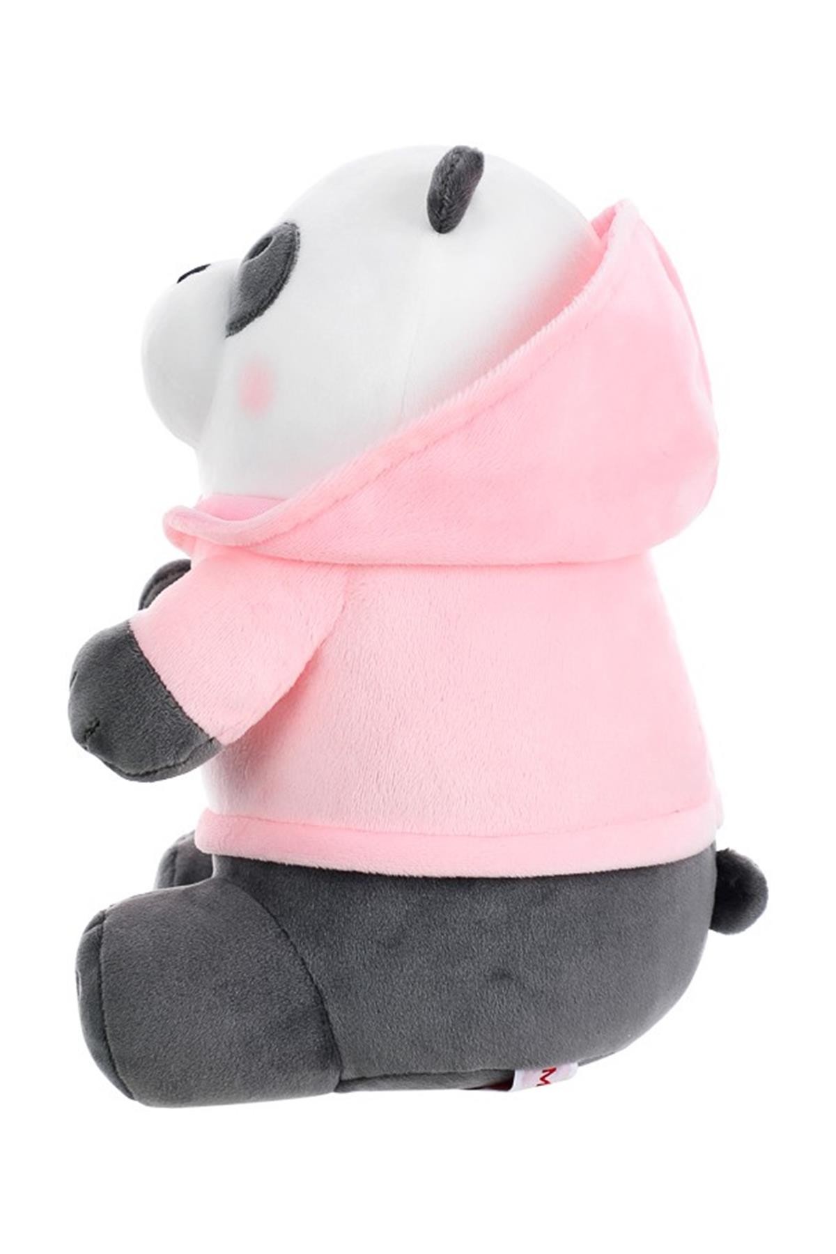 We Bare Bears Kapüşonlu Peluş Oyuncak-Panda 24Cm