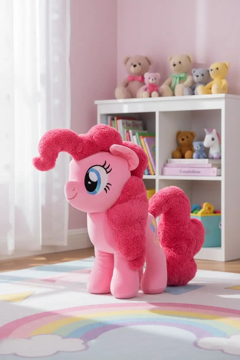 My Little Pony Lisanslı 40 cm Peluş Oyuncak (Pinkie Pie)