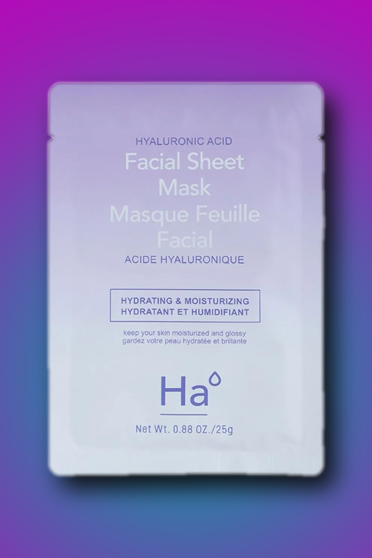 Hyaluronic Asitli Kağıt Yüz Maskesi