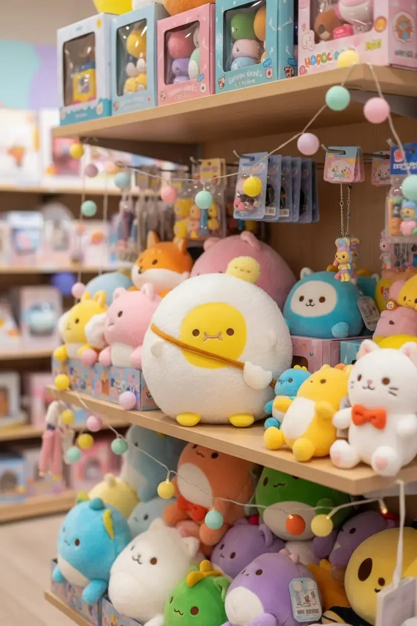 Miniso Lisanslı Yumurta Peluş Oyuncak 27 Cm (Yolk) – Ayakta Yumuşacık Sevimli Tasarım