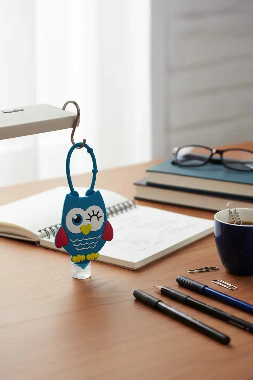 Yeşil Baykuş Kolonya Jel – 29 ml Askılı ve Taşınabilir Hijyen