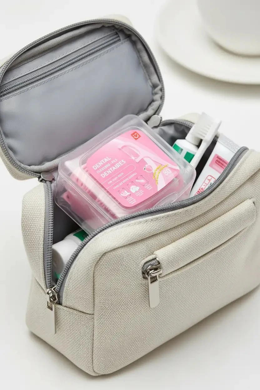 Miniso Lisanslı Kürdan Tipi Şeftali Aromalı Diş İpi – Ferahlatıcı Etkili Ekonomik Kutu (80 Adet) 9.5 Cm