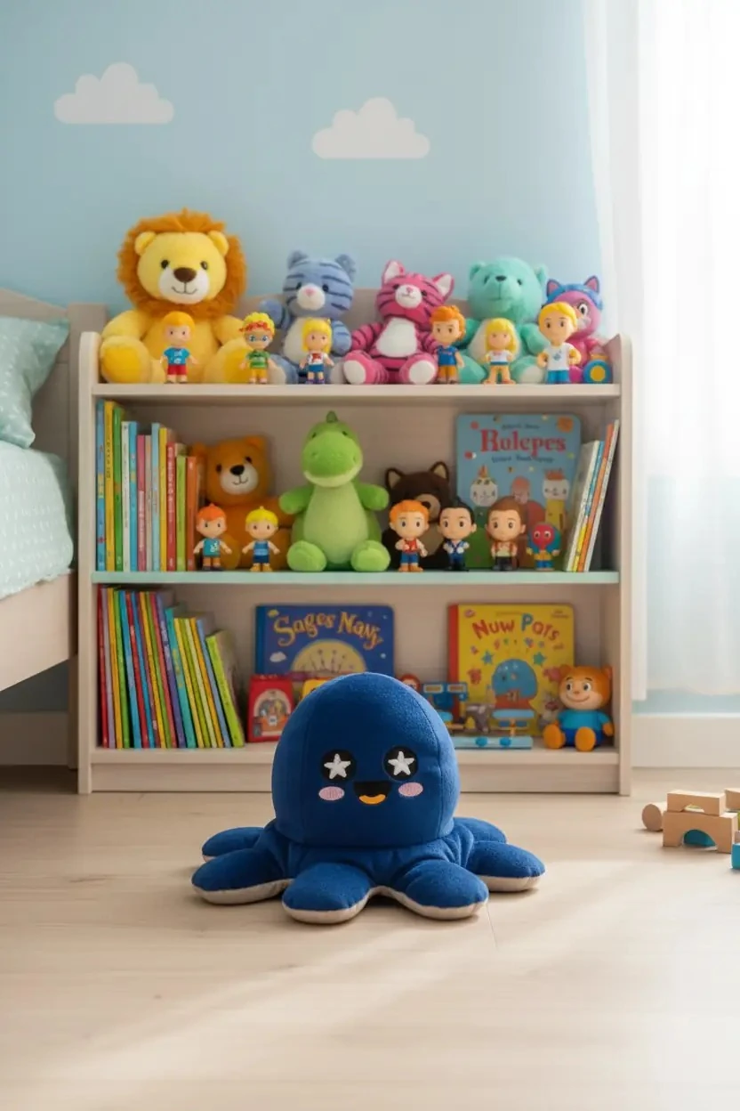 Peluş Ahtapot Yumuşak Bebek Sevimli / Şaşkın