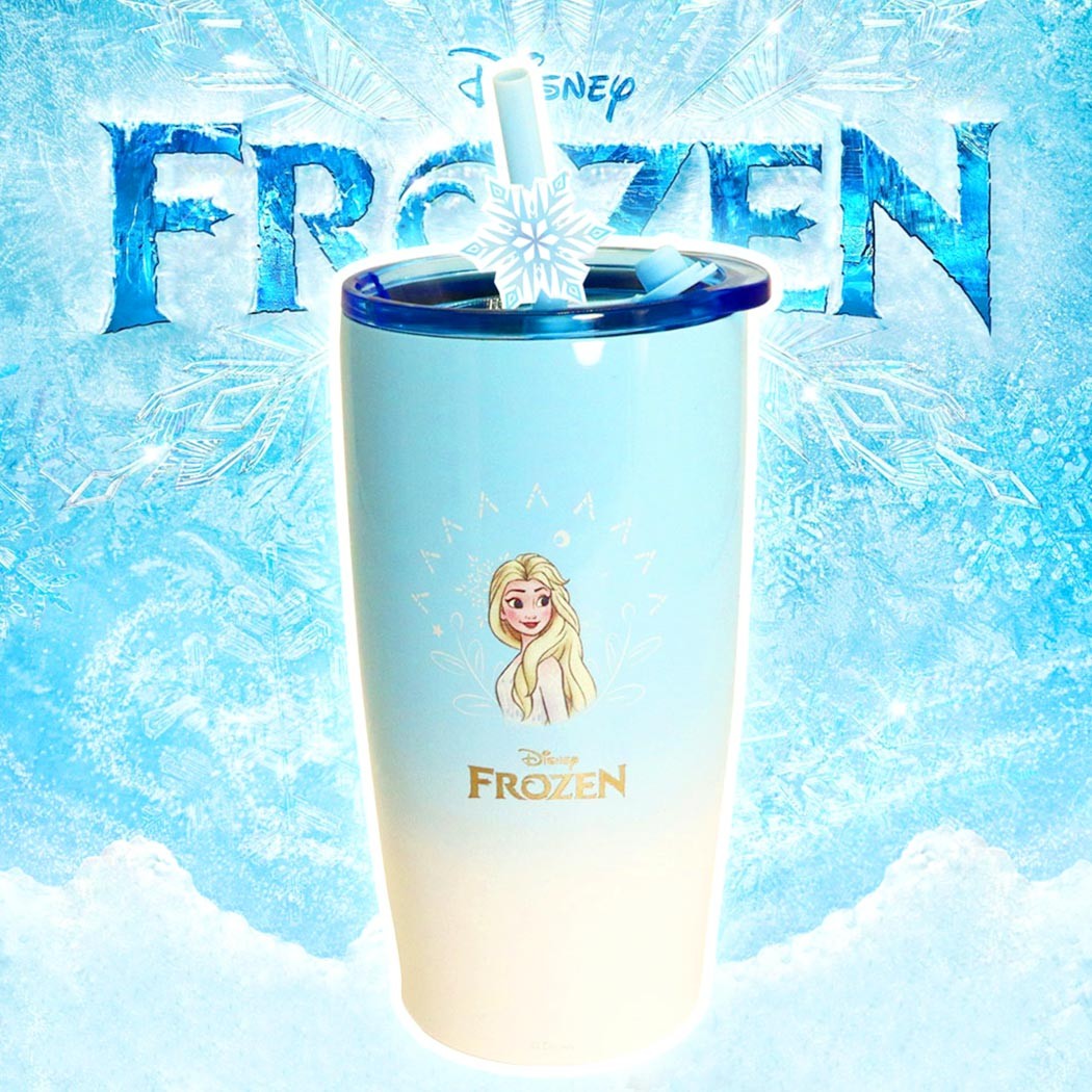 Disney Frozen Lisanslı Pipetli Termos (530ml)