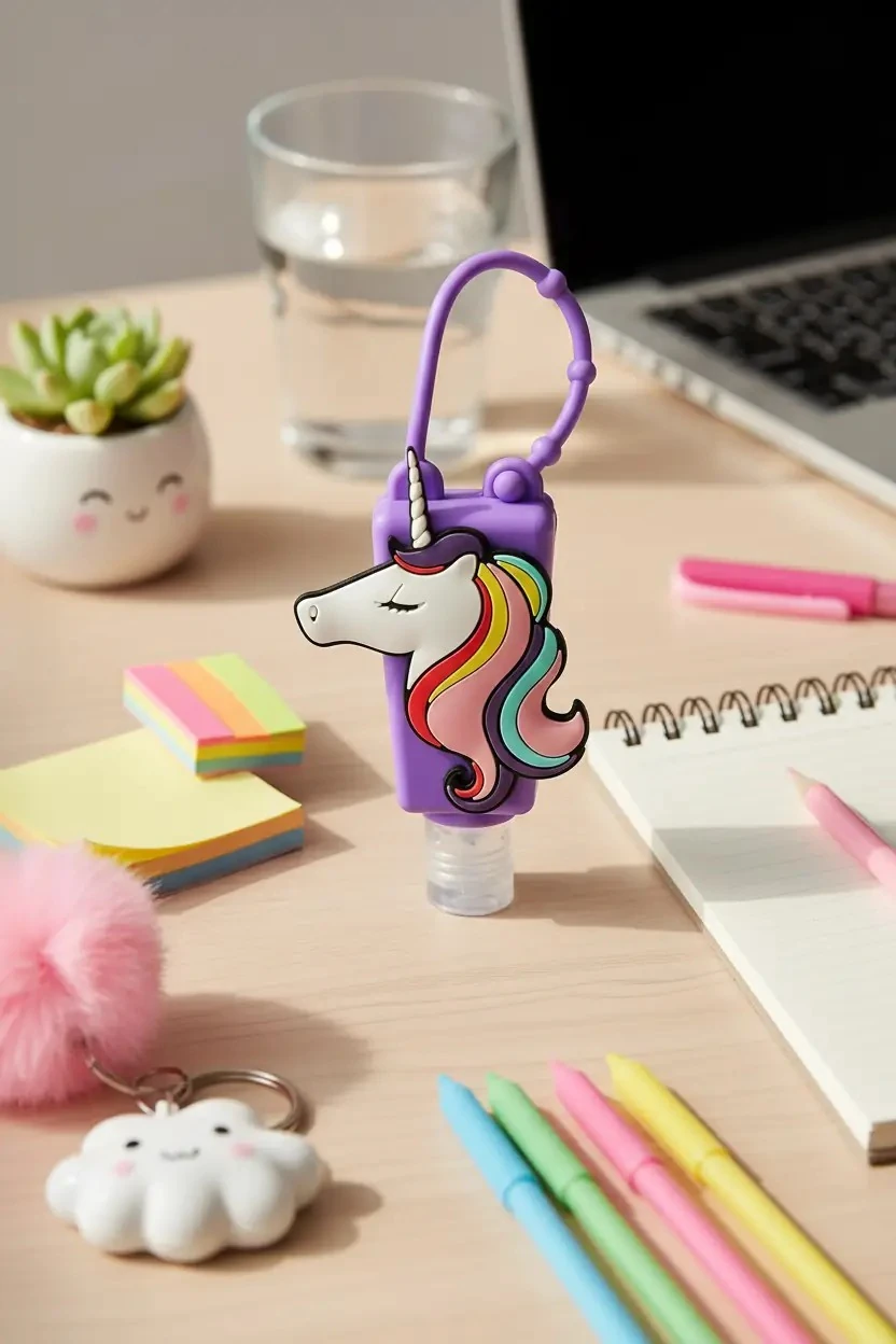 Unicorn Kolonya Jel – Hijyenik Ferahlık Askılı Tasarım (Mor) 29 Ml