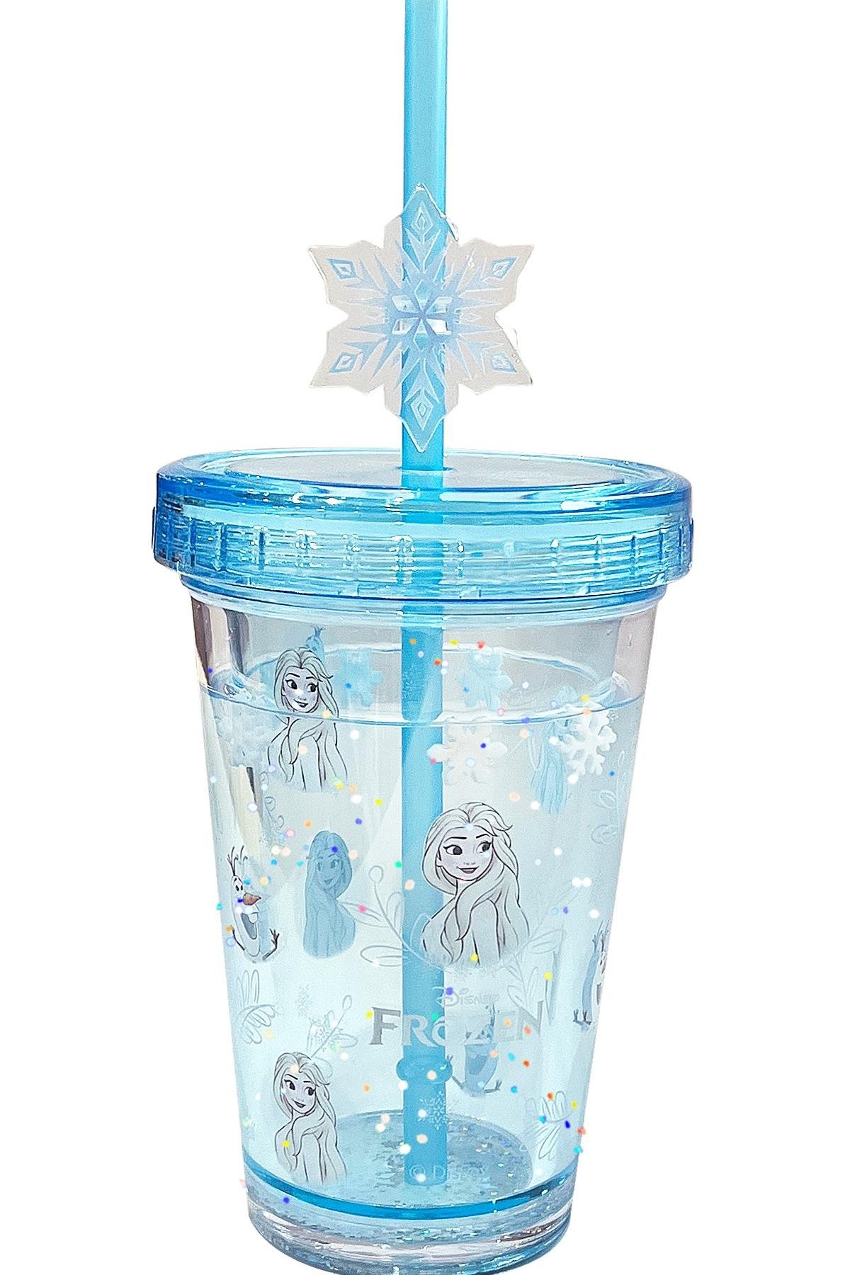 Disney Frozen Lisanslı Pipetli Plastik Şişe (320Ml)