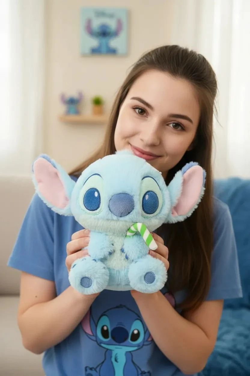 Disney Lilo & Stitch Lisanslı Meyve Serisi 2si1 Arada Peluş Oyuncak