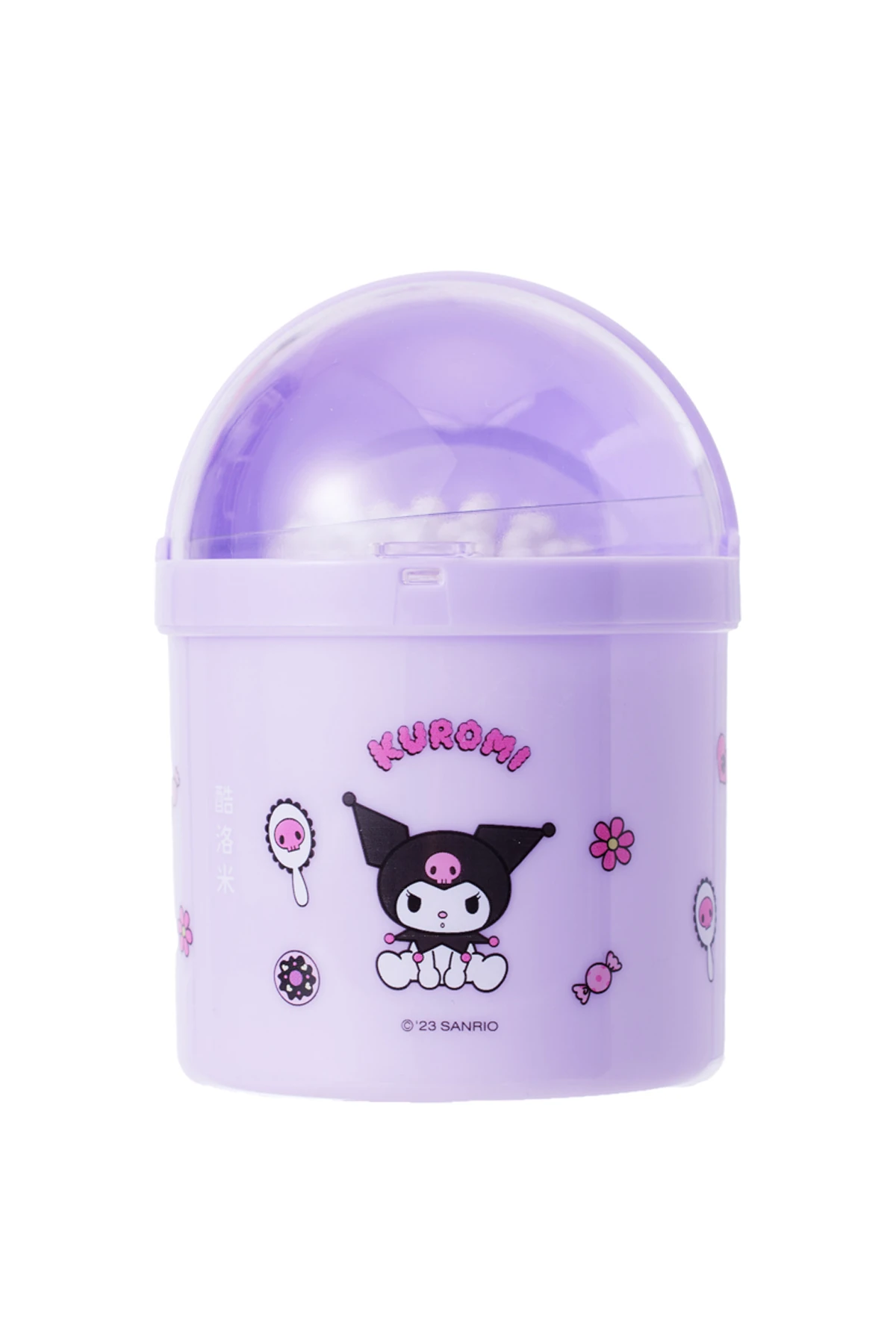 Sanrio Lisanslı Kuromi Çift Uçlu Pamuklu Çubuk (150 adet)