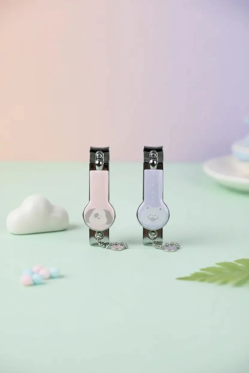 Miniso Lisanslı Hayvan Serisi Top Zincirli Tırnak Makası – Taşınabilir 5,2 Cm