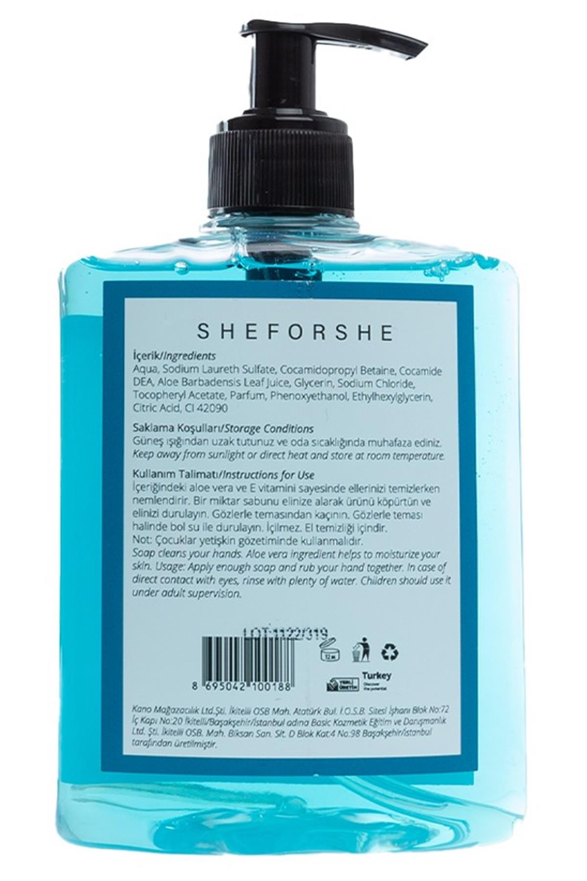 Sheforshe Ocean Sıvı Sabun 500Ml