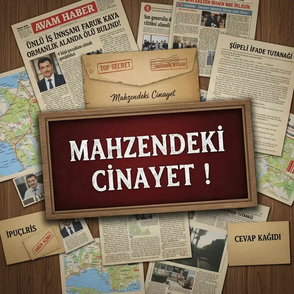 Çözülmemiş Davalar Dedektiflik Oyunu Mahzendeki Cinayet – Strateji ve Gizem Oyunu Seti