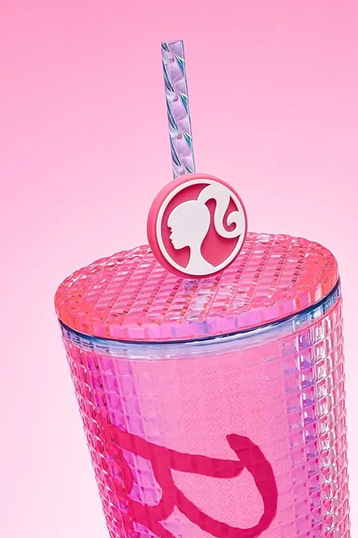 Barbie Lisanslı Çift Cidarlı Pipetli Şişe (775ml)