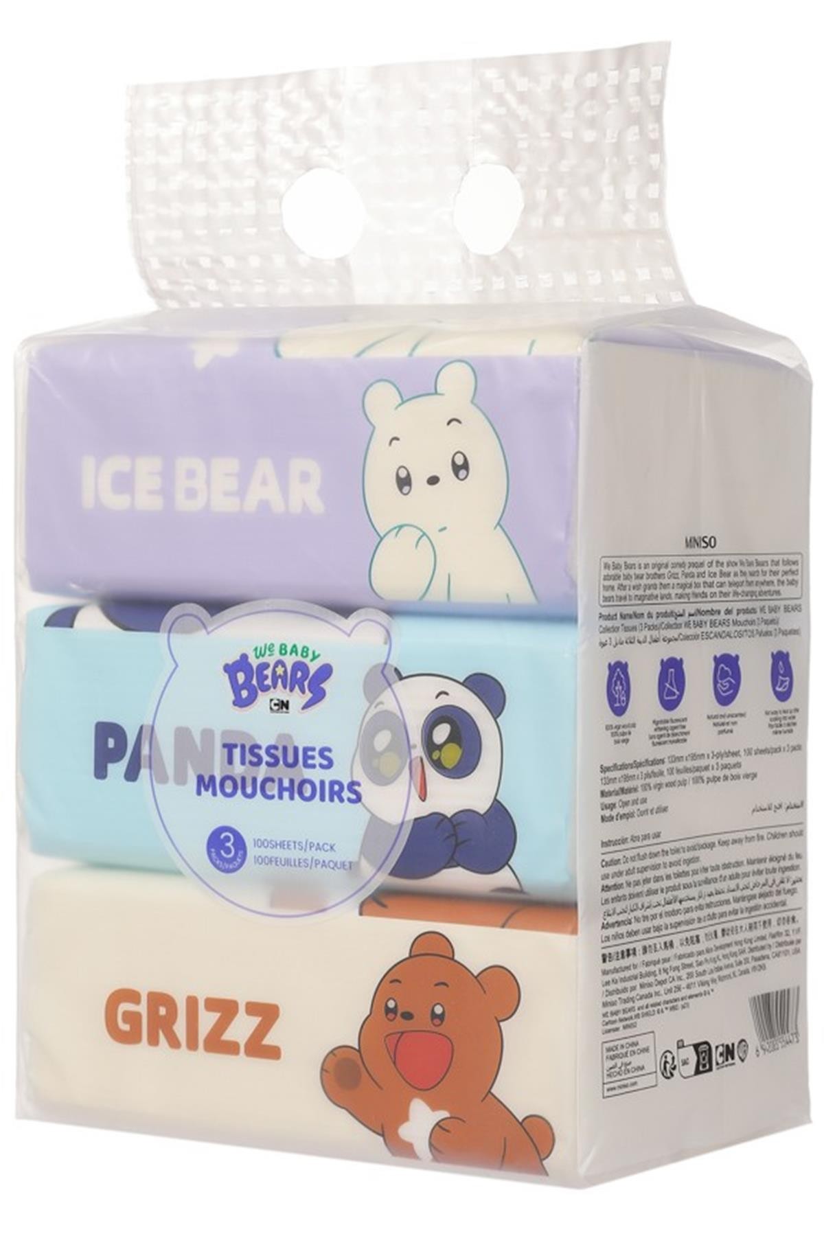 We Baby Bears Lisanslı Büyük Paket Kağıt Mendil (3 Adet)