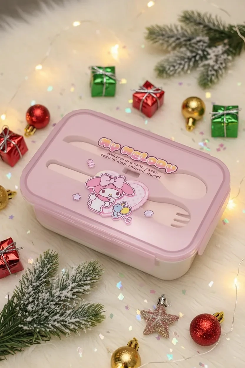 Sanrio Lisanslı My Melody Tatlı Serisi  Yemek Kabı 1200 ml